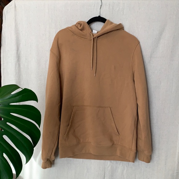 tan basic hoodie - Picture 2 of 3